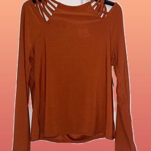 Burnt orange top available!